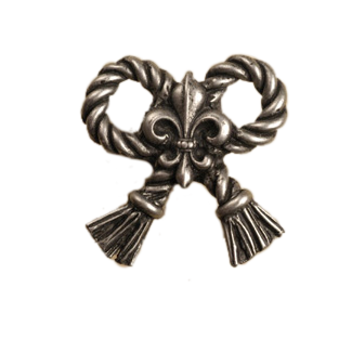 Rope & Tassel Bow-Med Knob