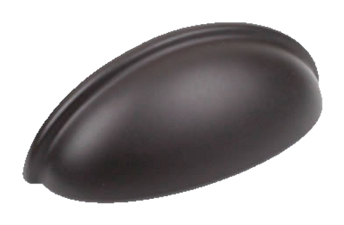 Builder's Choice 3'' c.c. Cup Pull Oil Rubbed Bronze 03652-OB in Oil Rubbed Bronze