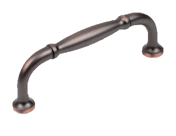 Builder's Choice 3'' c.c. Pull Oil Rubbed Bronze with Highlights 03708-OBH in Oil Rubbed Bronze