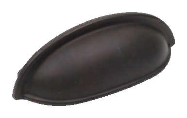 Yukon 3 in. Oil Rubbed Bronze Cup Pull 19353-10B in Oil Rubbed Bronze