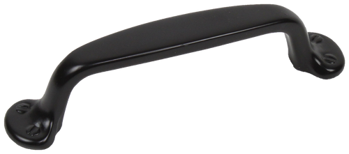 Glamour/Yukon 4 in. Matte Black Pull 18137-MB in Matte Black