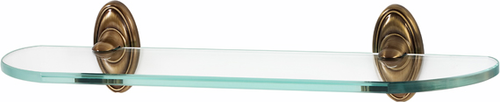 Classic Traditional Bath 24'' Glass Shelf w/Brackets A8050-24