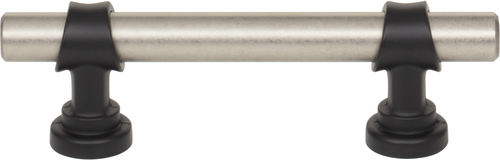 Dakota Bit Pull 3 Inch Pewter Antique and Flat Black M2703