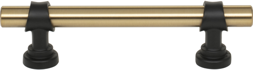 Dakota Bit Pull 3 3/4 Inch Honey Bronze and Flat Black M2705