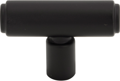 Regent's Park Clarence T-Knob 2 Inch Flat Black TK3111BLK