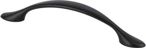 Transitional Advantage Three 96mm CC Matte Black Rounded End Pull 9359-1055-P