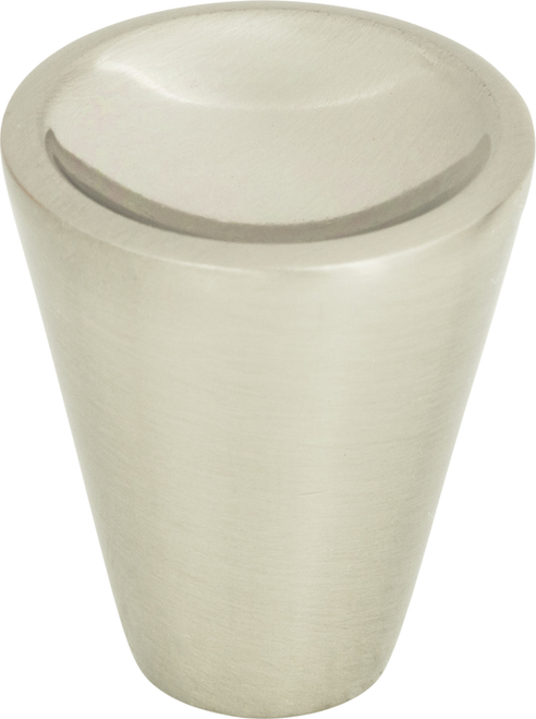 Dap Cone Knob 1'' Brushed Nickel 228-BRN
