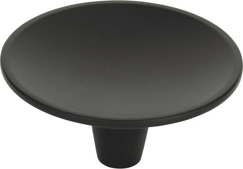 Dap Round Knob 2 1/2'' Matte Black 233-BL