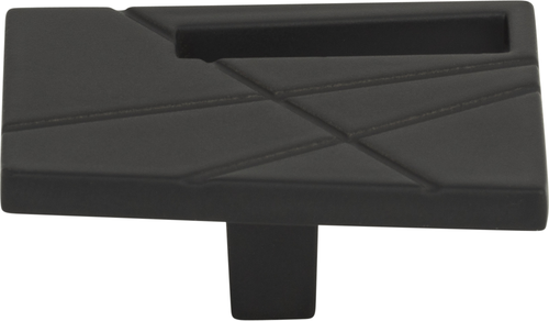 Modernist Right Knob 1 3/4'' Matte Black 252R-BL