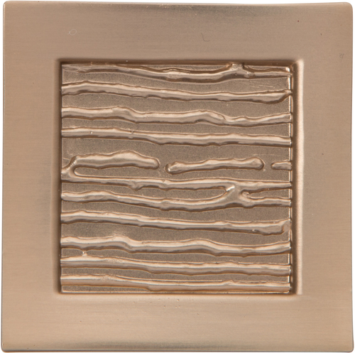 Primitive Square Knob 1 1/2'' Champagne 270-CM