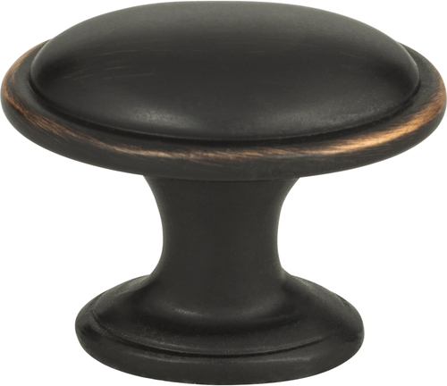 Austen Oval Knob 1 5/16'' Venetian Bronze 316-VB
