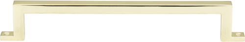 Campaign Bar Pull 6 5/16'' cc Polished Brass 387-PB