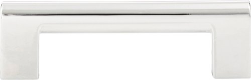 Round Rail Pull 3 3/4'' cc Polished Chrome 438-CH