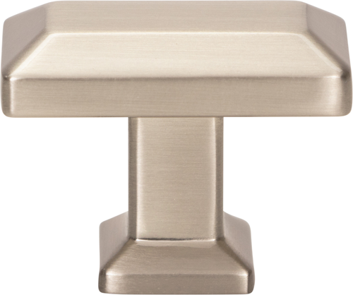 Sweetbriar Lane Rectangle Knob 1 3/8'' Brushed Nickel A661-BRN