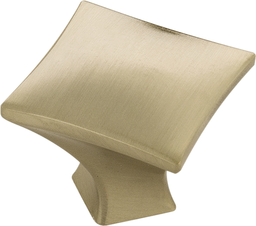 Twist Collection Knob 1-1/4'' Square Elusive Golden Nickel Finish H076014-EGN