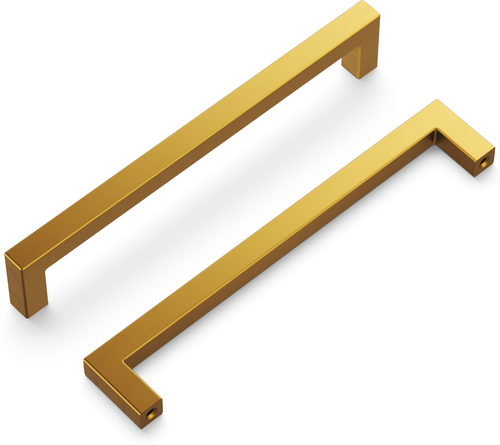 Skylight Collection Pull 6-5/16'' cc Brushed Golden Brass Finish HH075329-BGB