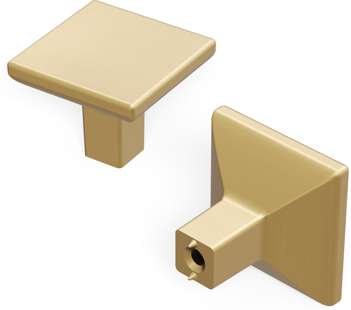 Skylight Collection Knob 1-1/4'' Square Champagne Bronze Finish HH075341-CBZ