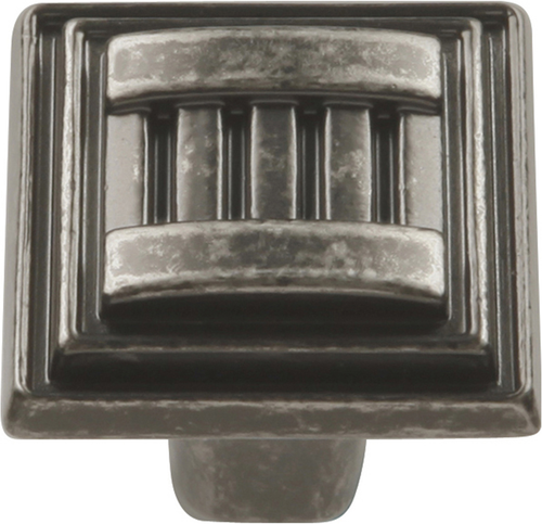 Sydney Collection Knob 1-1/16'' Square Black Nickel Vibed Finish HH74679-BNV