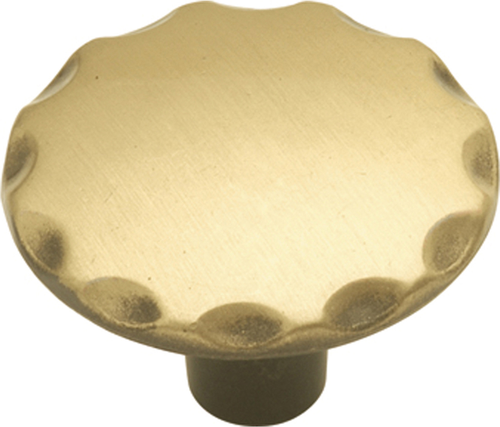 Southwest Lodge Collection Knob 1-1/8'' Diameter Antique Brass Finish P146-AB