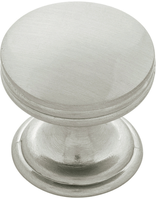 American Diner Collection Knob 1'' Diameter Satin Nickel Finish P2140-SN