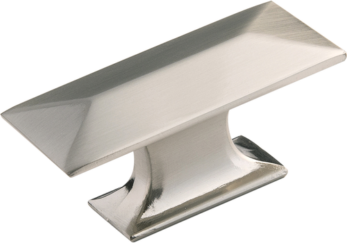 Bungalow Collection Knob 2-5/16'' x 1-1/16'' Satin Nickel Finish P2152-SN