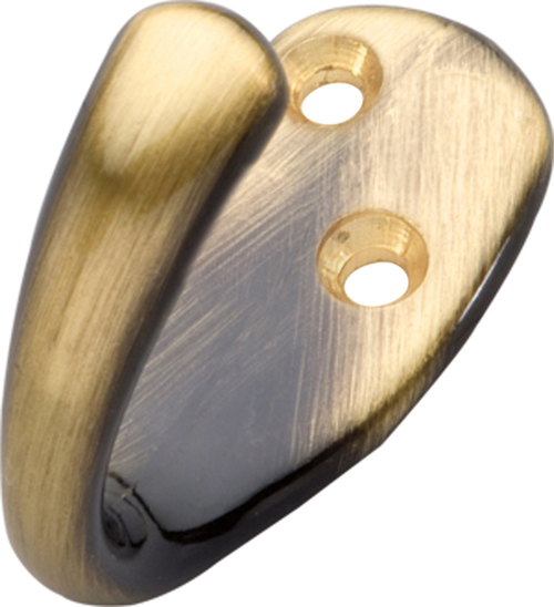 Hooks Collection Utility Hook Single 5/16'' cc Antique Brass Finish P27100-AB