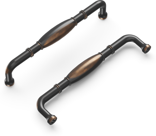 Williamsburg Collection Pull 5-1/16'' cc Oil-Rubbed Bronze Highlighted Finish P3052-OBH