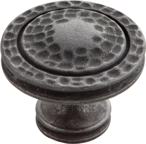 Mountain Lodge Collection Knob 1-3/8'' Diameter Black Iron Finish P3061-BI
