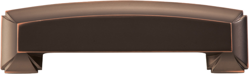 Bridges Collection Cup Pull 3'', 3-3/4'' & 5-1/16'' (128mm) cc Oil-Rubbed Bronze Highlighted Finish P3234-OBH