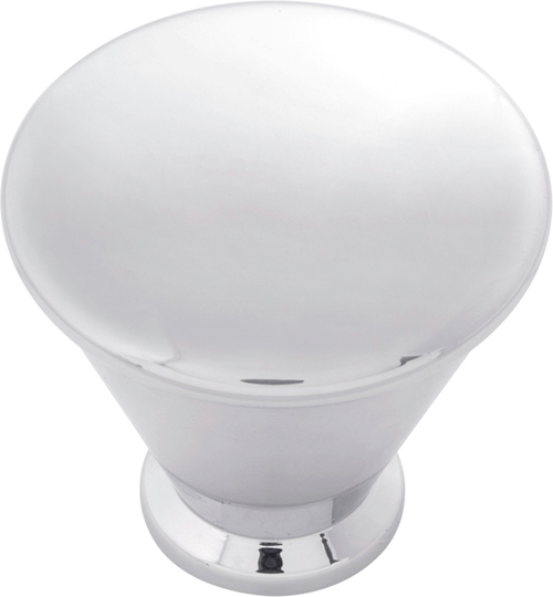Facette Collection Knob 1-1/4'' diam Chrome Finish B054726-CH