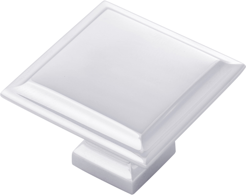 Studio II Collection Knob 1-1/2'' Square Chrome Finish B055577-CH