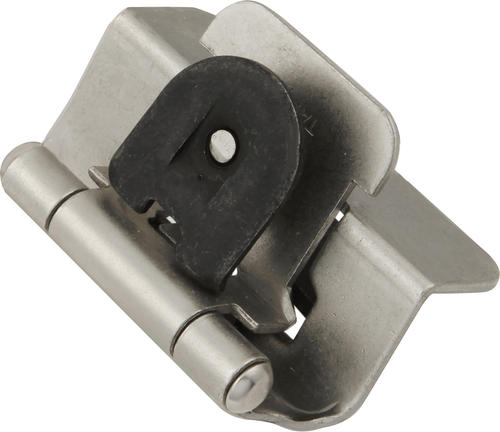 Hinge Double Demountable 1/2'' Overlay Satin Nickel Finish P5310-SN