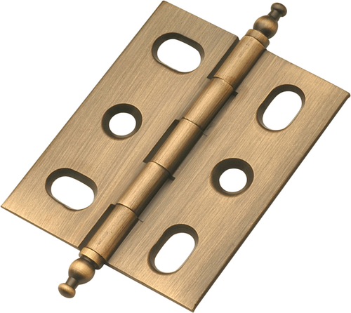 Hinge Solid Brass Surface Face Mount Mortise Antique Brass Finish P8290-AB