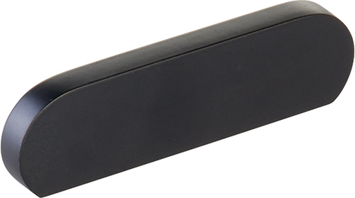 Cafe Pull, Modern Oval, Matte Black, 3'' cc 10041-MB