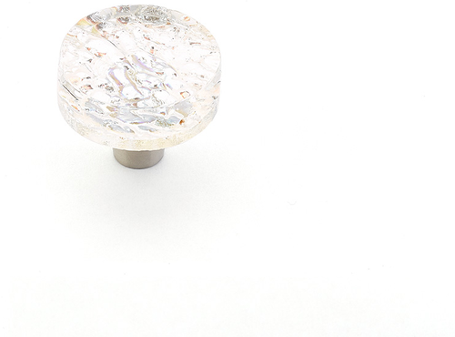 Ice Knob, Round, Clear Pearl, 1-1/2'' dia 31-PCL