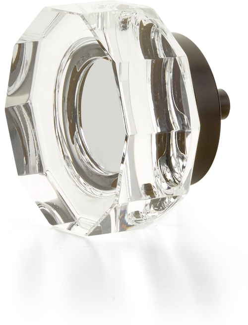 City Lights Large Multi-Sided Glass Knob, Oil Rubbed Bronze, 1-3/4'' dia 53-10B