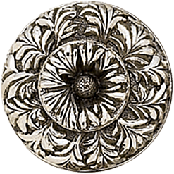 Edgar Berebi Tremont Knob In Burnished Silver Plate 7725-6