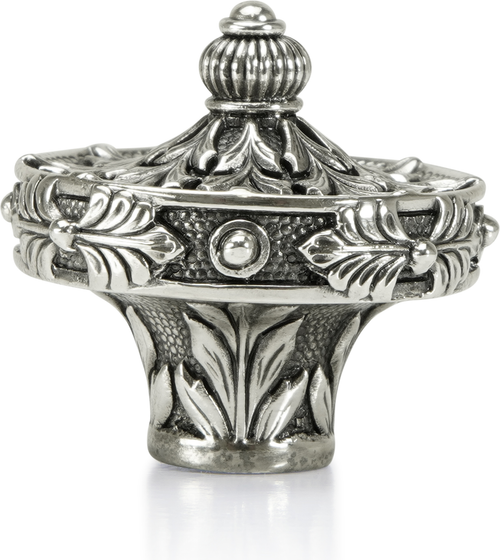 Nantucket Knob Burnish Silver Finish 8034/6