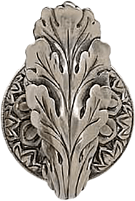 Edgar Berebi Louis Xv Knob In Antique Nickel Plate 8224AN