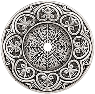 York Back Plate, Matte Silver Finish 8353MS