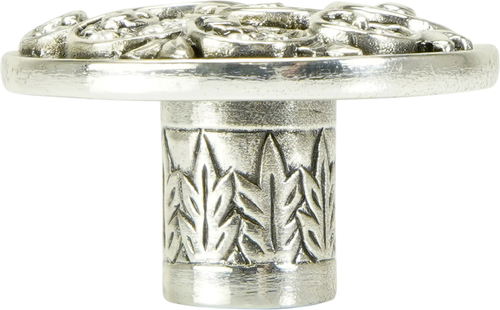 Somerset Knob, Decorated With Swarovski® Clear Crystal, Burnished Silver 8511/16
