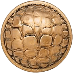 Alligator Knob, Museum Gold 8535/1