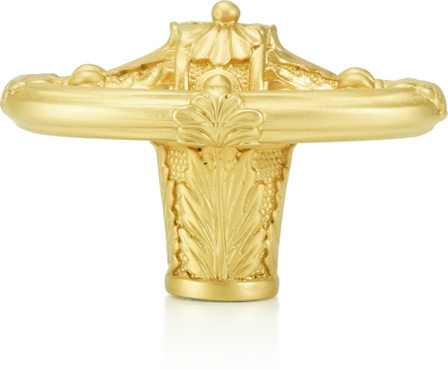 Nantucket Oval Cut Out Knob Satin Gold Finish 8568SG
