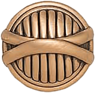 Edgar Berebi Westport Knob In Museum Gold Plate 8641-1