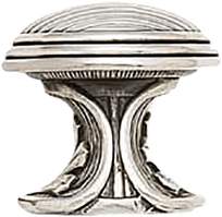 Cambridge Round Knob, Burnished Silver Finish 8649-6