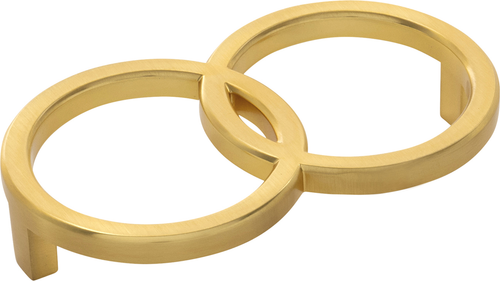 Bijou Mingle Pull 4-1/16'' cc Brushed Golden Brass Finish B076344-BGB