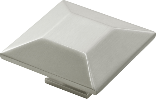 Bijou Polly Knob 2-3/4'' Square Satin Nickel Finish B076558-SN