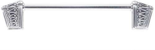 Urban Metro Rivoli 6'' cc Pull, Burnish Silver Plate 101386/BS