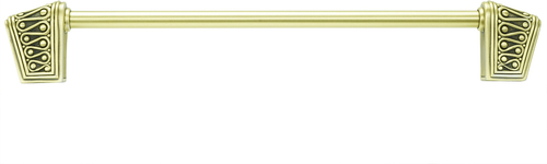 Urban Metro Rivoli 8'' cc Pull, Burnish Brass Plate 101388/BB