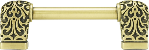 Urban Metro Via Veneto 3'' cc Knob-pull, Burnish Brass Plate 102383/BB